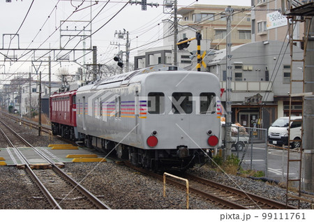 東北本線 土呂駅 カシオペア予備電源車カヤ27 東北本線 土呂駅 カシオペア予備電源車カヤ27 99111761