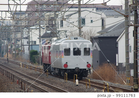 東北本線 土呂駅 カシオペア予備電源車カヤ27 99111763