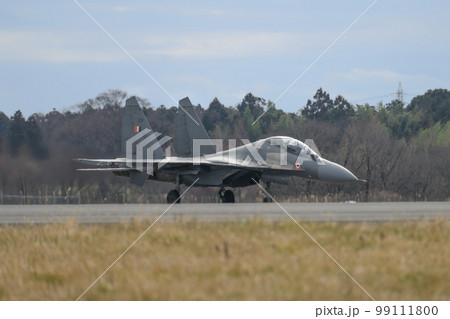 インド空軍スホーイSu-30MKIタキシング インド空軍スホーイSu-30MKIタキシング 99111800