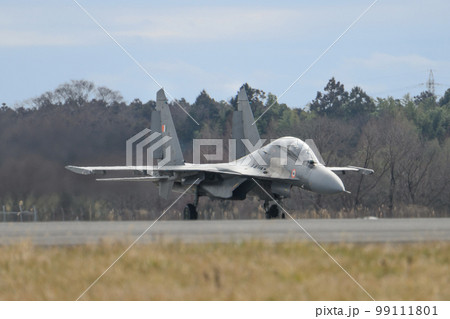 インド空軍スホーイSu-30MKIタキシング インド空軍スホーイSu-30MKIタキシング 99111801