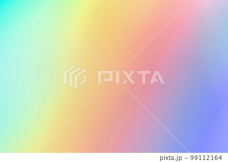 ファンタジー風レインボーカラーの背景素材 99112164