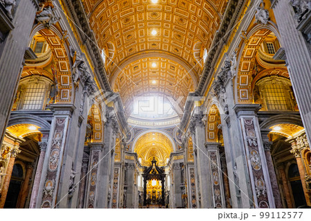 ベルニーニの大天蓋(バルダッキーノ) サン・ピエトロ大聖堂 ベルニーニの大天蓋(バルダッキーノ) サン・ピエトロ大聖堂 99112577