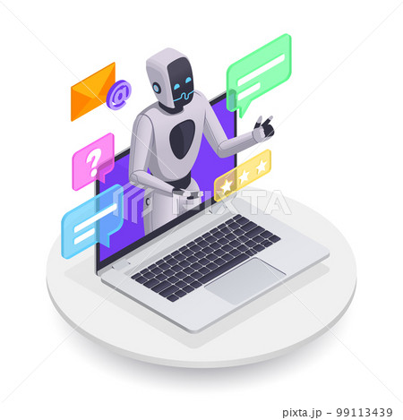 Call Center Isometric Concept Call Center Isometric Concept 99113439