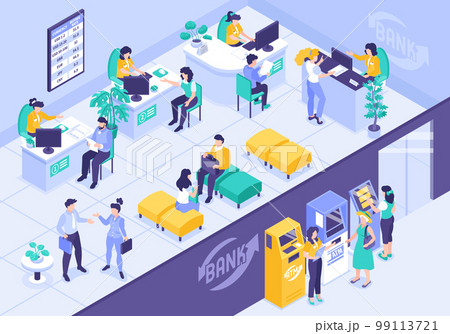 Isometric Bank Composition 99113721