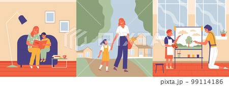 Babysitter Nanny Design Concept 99114186