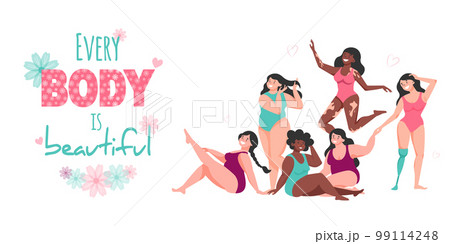 Beautiful Body Positive Composition 99114248