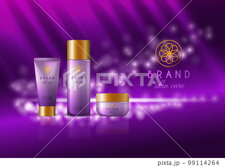 Cosmetics Background Realistic Advertisement 99114264