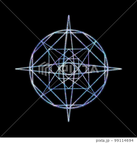 星のような幾何学模様 星のような幾何学模様 99114694