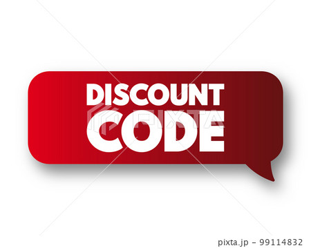 Discount Code - personalized or...のイラスト素材 [99114832] - PIXTA