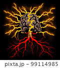 Illustration of Brain power made with Generative AI 99114985