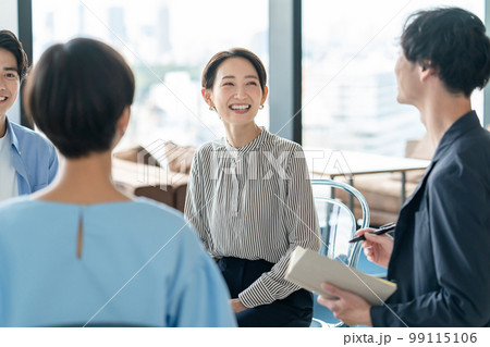 ビジネス　ディスカッション　円陣 99115106