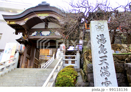【東京】初春の湯島天満宮　天神夫婦坂と登龍門 99118136