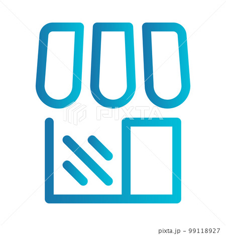 Flat illustration on a theme new shop 99118927