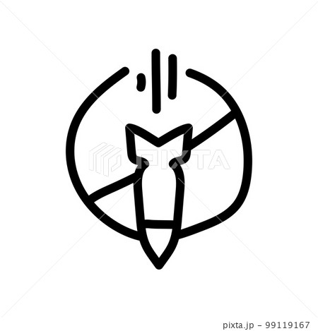 Set of black vector icons, isolated against white background. Flat illustration on a theme rocket 99119167