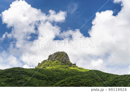 Mountain Da-Jian inside Kenting Ranch is the most eye-catching landmark of Kenting National Park in Pingtung, Taiwan. 99119928