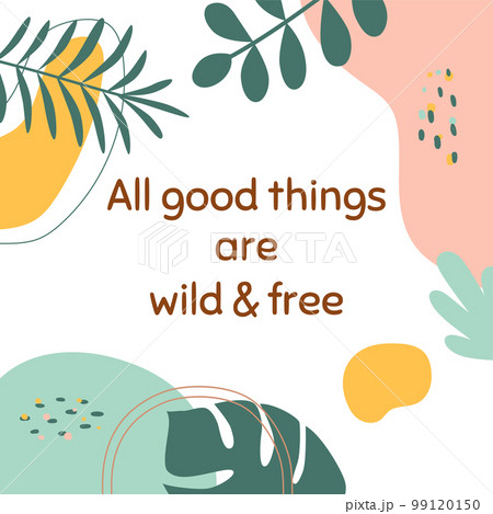 Positive thinking, positive sayings All good...のイラスト素材 [99120150] - PIXTA