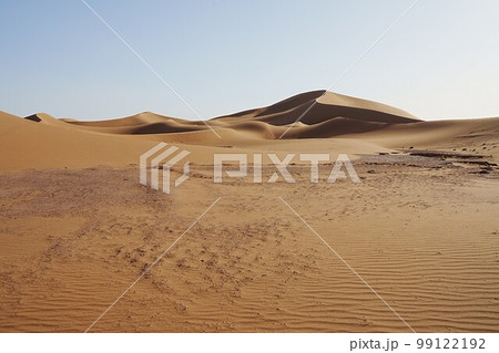 Erg Chigaga dunes on Sahara desert in african southeastern MOROCCO 99122192