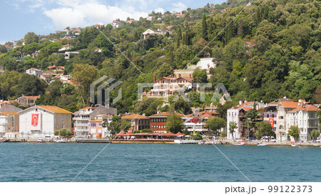 Traditional houses of the European side of Bosphorus strait, Istanbul, Turkey Traditional houses of the European side of Bosphorus strait, Istanbul, Turkey 99122373