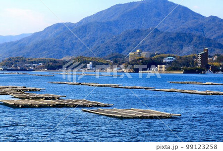 瀬戸内・海の幸 牡蠣の養殖(かき筏) 瀬戸内・海の幸 牡蠣の養殖(かき筏) 99123258
