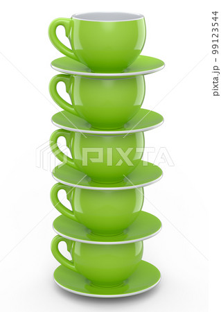 Set of ceramic coffee cup for cappuccino, americano, espresso, mocha, latte Set of ceramic coffee cup for cappuccino, americano, espresso, mocha, latte 99123544