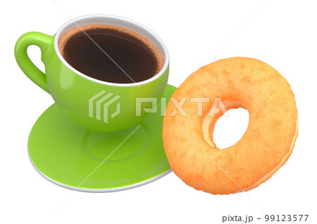 Ceramic coffee cup for cappuccino, americano, espresso, mocha, latte on white Ceramic coffee cup for cappuccino, americano, espresso, mocha, latte on white 99123577