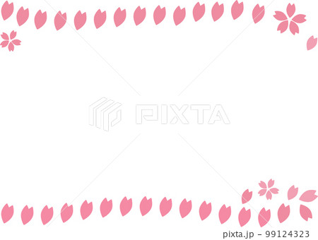 背景素材　桜 99124323