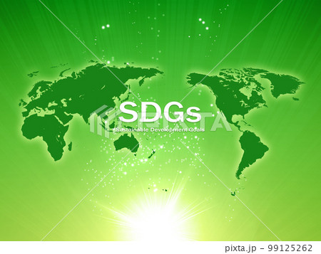 SDGs　イメージ素材　背景素材 99125262