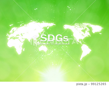 SDGs　イメージ素材　背景素材 99125265