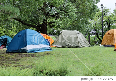 公園で、海岸で最高の気分を味わえるキャンプライフ 公園で、海岸で最高の気分を味わえるキャンプライフ 99127375