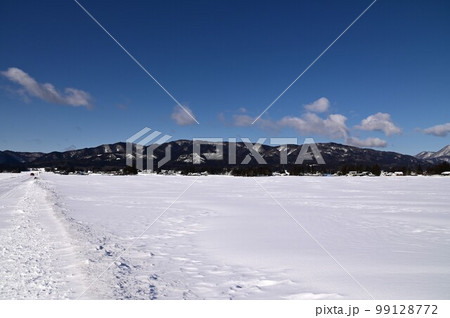 寒い日氷点下の朝 新山 寒い日氷点下の朝 新山 99128772