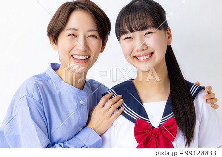 親子　制服　白バック 99128833