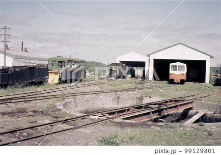 昭和46年　浜中町営軌道　簡易軌道　根釧台地の茶内　北海道　記録写真　古いカラー写真 99129801