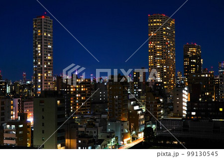 グランドプリンスホテル新高輪より白金台方面の夜景 グランドプリンスホテル新高輪より白金台方面の夜景 99130545
