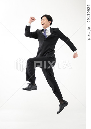 ビジネスマン ジャンプ ビジネスマン ジャンプ 99130926
