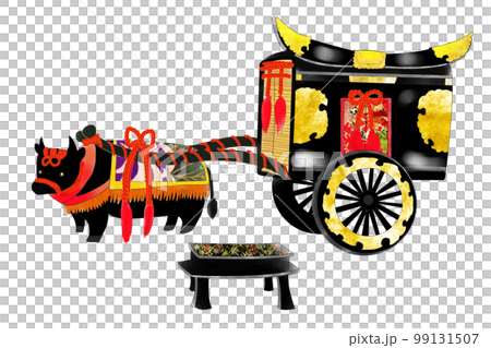 雛道具牛車 99131507