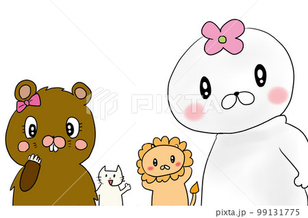 ながめる森の動物たち ながめる森の動物たち 99131775