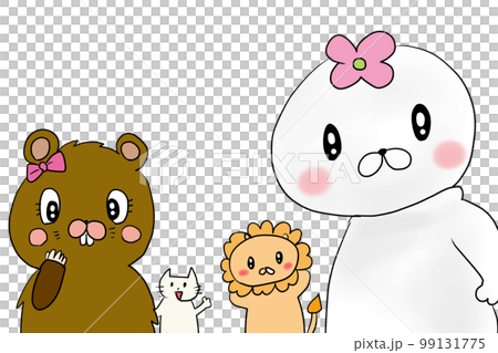 ながめる森の動物たち ながめる森の動物たち 99131775