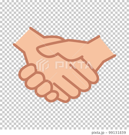 握手をする手のイラスト 握手をする手のイラスト 99131839
