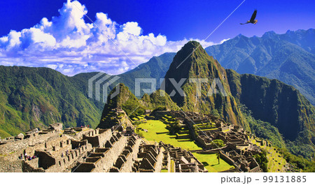 インカ帝国の空中都市・マチュピチュ遺跡の絶景 99131885