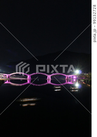 夜の錦帯橋 light up山口県観光岩国市横山 日本のランドマークKintaikyo Bridge 夜の錦帯橋 light up山口県観光岩国市横山 日本のランドマークKintaikyo Bridge 99132728