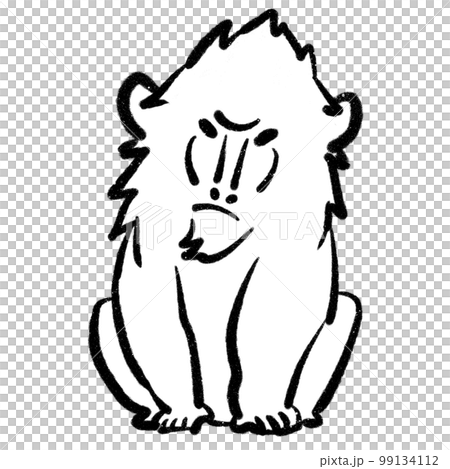 山魈插圖著色頁 山魈插圖著色頁 99134112