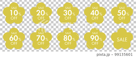 Spring sale sale label flower price reduction 99135601