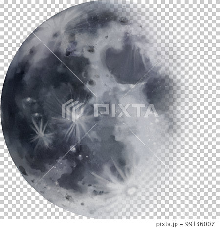 watercolor moon watercolor moon 99136007