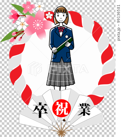 畢業典禮上的初中生 畢業典禮上的初中生 99136581