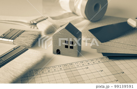 塗装工事 工程管理 リフォーム 外壁塗装 修繕 一戸建て 工事 塗装工事 工程管理 リフォーム 外壁塗装 修繕 一戸建て 工事 99139591