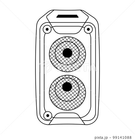 Musical column. Sound system speaker Musical column. Sound system speaker 99141088