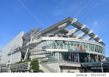 さいたまスーパーアリーナの外観（埼玉県中央区にある多目的アリーナ） 99142305