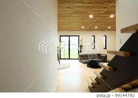 お洒落なリビングダイニングルーム 99144792