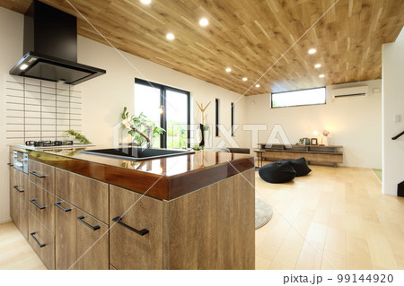 お洒落なリビングダイニングキッチン イメージ 99144920