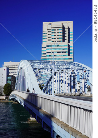 東京都市風景　永代橋 99145453